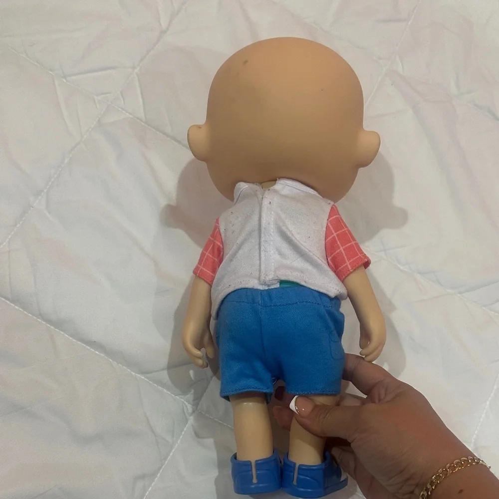 Blue and White Kids Toy Doll